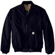 Carhartt 남성용 빅 & 톨 내화성 덕 봄버 재킷 다크 네이비(클로즈아웃) 3X-Large Tall