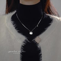 Ssysomey 실버925 14k 로즈골드 18K도금 목걸이 고품격 디자인 순은 목걸이