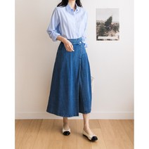 [국민룩] 날씬해보이는 데님 스커트