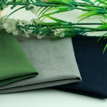 [동대문원단]린넨 면스판 바이오워싱 믿고 사는 원단, 네이비