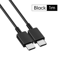 고속 충전기 무선 25W PD 충전기 삼성 갤럭시 S22 S21 S20 A71 A70 A50 노트 A80 S8 S7 USB c형 케이블 고, 05 PD 1M Black