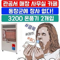 열판이 탑재된 실내용 온풍기 X 2개입 45Rm 대용량, 아이보리, 상세페이지 참조2