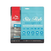 오리젠 전연령 6 피쉬 고양이 건식사료, 생선, 340g, 1개