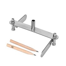 센터 라인 스크라이버 목공용 오프셋 마킹 도구 도웰 위치 위치/오픈 홀/절단용 연필 포함 40 100mm 너비 목재 중심선 파인더