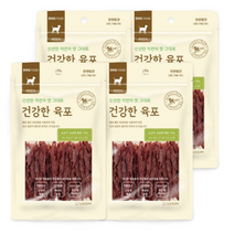 굿데이 건강한 육포 강아지 간식 100g, 24개, 소프트 소고기맛