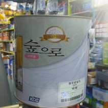 KCC페인트 숲으로 실크 3.78L 백색 무광 친환경 VP수성 비닐 페인트