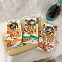 올웨이즈프레쉬 이탈리안 브레드 스틱 그리시니 스낵 3종 125g, 로즈마리&씨솔트 125g, 1개