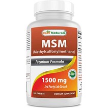 콘드로이친 베스트내추럴스 MSM 1500mg 180정