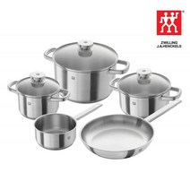 헹켈 즈윌링 조이 냄비 5종세트 HK64040-002 인덕션 IH, 양수6L + 3L + 2.4L + 편수 1.5L + 후라이팬