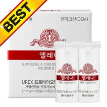 유한양행 엘레나 질 유산균, 1개, 60개