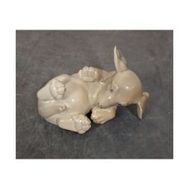 Adorable 로얄 코펜하겐 브랜드 Porcelain Dachshund Dog #1408