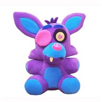프레디 피자가게 Foxy Blacklight 퍼플 인형