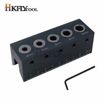 측정검사wood doweling jig straight angle guide pocket hole jig kit 알루미늄 합금 구멍 드릴 가이드 로케이터 carpentry, 에이