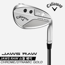 캘러웨이골프 캘러웨이코리아 2022 캘러웨이 죠스 로우(JAWS RAW) 스틸 웨지남성용 크롬 DYNAMIC GOLD, DYNAMIC GOLD S200, 56도