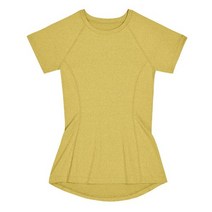 ANDAR 에어터치 페이스 숏슬리브 멜란지 아보카도오일