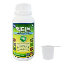 자연비 엑티브 500ml 코리아아그로 해조 생육활성제 뿌리발근제 내병성강화 복합비료 텃밭 비료 식물영양제