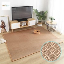 다다미매트 뱀부 대형 쿨매트 돗자리 썸머 라탄러그, 아이스 돗자리 전체04, 200cm×250cm