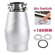 스테인레스 스틸 음식물 쓰레기 처리 분쇄기 560W 잔류물 처리기 주방 음식, CHINA_Air switch Adapter | AU