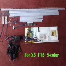 bmw코딩케이블 obd2케이블 진단 커넥터 자동차 내부 LED 스트립 램프 바 블루투스 64 색 버튼 컨트롤 BMW 5 시리즈 G30 G38 X1 X3 X4 X5 X6 G01 E7, 없음, X5 F15