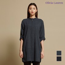 올리비아로렌 트리아세 프린트 롱자켓 VOPFUWM4311