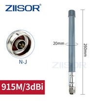 LORA 915 MHZ 안테나 와이파이 868 MHZ N 남성 옴니 야외 유리 섬유 방수 LORAWAN 915 MHZ ANTENA 868 MHZ 실내 HNT 광부용, 915MHz Antenna