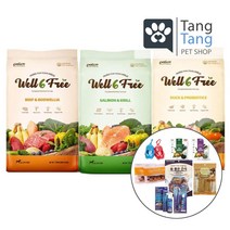 펠리코 웰식스프리 1.8kg/5.6kg 샘플+20종 택 유기농 강아지알러지 피부 눈물사료, 길개먹개 2봉, 1.8kg, 오리와유산균(장)