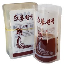 홍삼파우치 팩 2도 홍삼액 비닐팩 봉투 봉지 스텐딩파우치 레토르트파우치 비닐접착기 100장