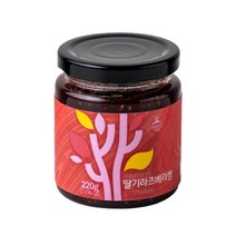 [아빠랑]곡물당으로 만든 딸기 라즈베리 믹스잼 220g, 1개