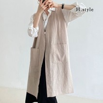 H스타일 (TK)린넨롱베스트