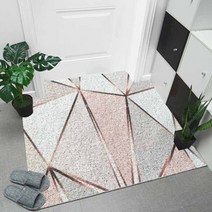 북유럽 현관 코일 매트 패턴 신발털이 신발장 코일매트 층간소음 사무실 세탁실 엘리베이터, B개, 120x140cm