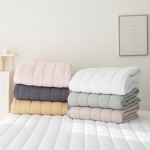 세미 마이크로 밴드고정 침대패드 6color SS/Q/SK, 02_화이트