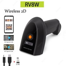 북 스캐너 스캔너 AI 지능형 음성 바코드 스캐너 2d 무선 리더 2D 블루투스 QR, 02 RV8W--Wireless