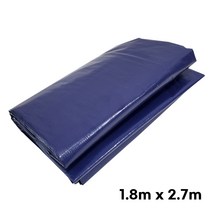 방수포 청색 천막 1.8m x 2.7m 최고급지 그라운드시트 캠핑 대형시트 덮개 타포린 PVC