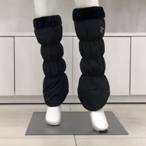 루이까스텔 여성 우븐 안감 발토시 레그워머 3LCSK938B, 블랙