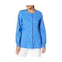 Landau Prewashed Tailored Fit 컴포트 스트레치 4-Pkt 스크럽 재킷 여성용 3035, Royal Blue, Royal Blue