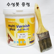 노루페인트 멀티플러스 친환경 수성바니쉬 4L투명 코팅 마감, 무광
