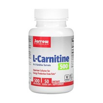 자로우 L카르니틴 L-Carnitine 500mg 베지캡슐 50정 셀룰로스 하이드록시프로필메틸셀룰로 함유, 50 개