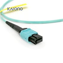Karono MPO-MPO Patch Cord 16.5 ft (5M) OM3 Multimode Fiber 24-core Fiber Type B Standard for QSFP+, 1