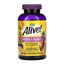 Natures Way Alive! 여성용 구미젤리 컴플리트 종합비타민 혼합 베리 구미젤리 130개, 130 개, 130정, 130정