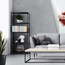 인테리어 필름지 데코시트 50cmX2.5m/싱크대 방문 냉장구 가구 대리석 가죽 식탁 시트지 문 벽지 리폼 작업, 메탈 딥블루