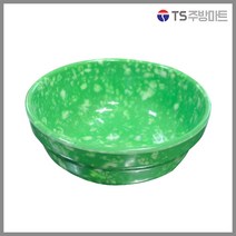 [대명멜라민] 팝콘그린 굽볼 - 분식그릇 레트로 옛날그릇 포장마차, 1개, 팝콘그린 5볼