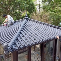 옥상지붕공사 지붕판넬 건설 현장 농가 조립식 기와, 110X70, 1개