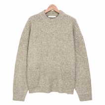 스콰즈 스콰즈 니트 SBK025 3COLOR 남여공용 알파카 리싸이클 니트 긴팔티셔츠 시밀러룩