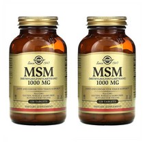 Solgar 솔가 Opti MSM 식이유황 1000mg 120정 2팩