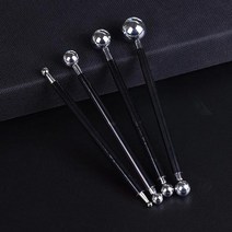 도자기 점토 조각 도구 점 스테인레스 스틸 폴리머 클레이 모양 펜 금속 볼 클레이, f-4 개