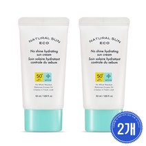 1+1 더페이스샵 내추럴 선 에코 피지잡는 수분 선50ml