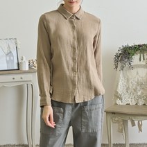 지지미 데일리 코튼 블라우스