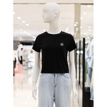 ab.f.z [ab.f.z] 엠블럼크롭반팔티셔츠 (KSW3QK32H)