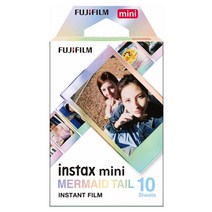 fujifilm instax mini 8 9 11 liplay 필름 카메라 사진 - fuji 즉석 사진 10장 노출 용지 컬러 디자인 프레임 사진, 인어 꼬리