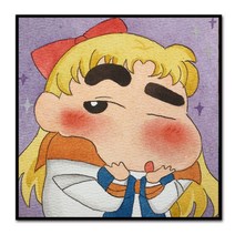 집콕 필수템 쉬운 DIY 크레용 신짱 짱구 유화 그리기 세트 23종 색칠 그림 집순이 취미 아이템, 40x40cm, 6